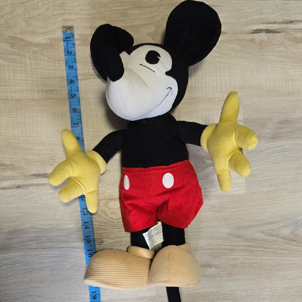 Authentic Disney Store Exclusive Mickey Mouse Posable 18" Plush | Vintage